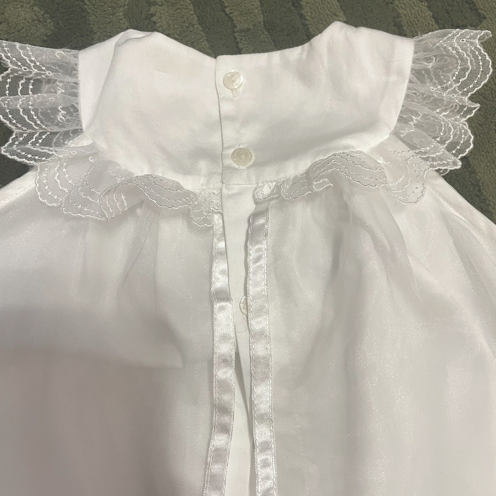 Miki House White Ceremony Dress Boys Girls 50-60 Cm Baptism - Picture 8 of 11
